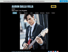 Tablet Screenshot of aarondallavilla.com